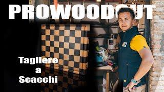 Tagliere a Scacchi - com'è fatto e con quali legni - tutto il processo ProWoodCut