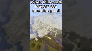 When Dream sees 1 Blue Pixel #shorts #funny #short