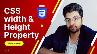 Width and Height in CSS3 | Basics of Width & height