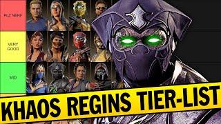 Mortal Kombat 1 - Khaos Reigns Tier List - Best and Worst Characters!