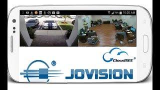 How to download, install and use cloudsee / cloudSEE JVS  android phone tutorial