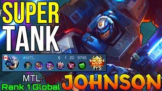 Super Tank Johnson MVP Roamer - Top 1 Global Johnson by MTL. - Mobile Legends