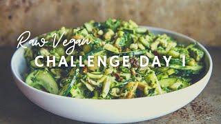 30 DAY RAW VEGAN CHALLENGE | Spicy Coconut Curry Zoodles | DAY 1 | Korenn Rachelle