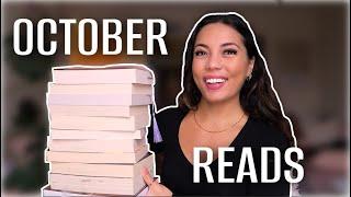 let's chat books: 11 books i read in the month of october  // monthly reading wrap-up