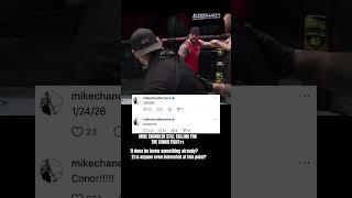 Mike Chandler still hinting at the McGregor fight… #mma #ufc