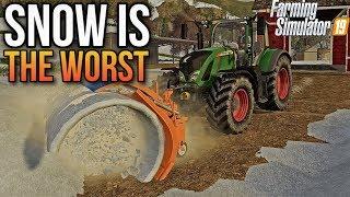 WINTER IS TOUGH! | Farming Simulator 19 (Seasons)