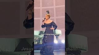 Adele hilariously forgot her own lyrics  #shorts #adele