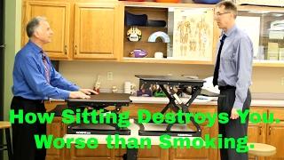 How Sitting Destroys You. Worse Than Smoking. (Flexispot Review)