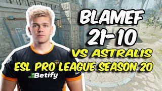 CS2 POV | fnatic blameF (21/10) vs Astralis (Ancient) @ ESL Pro League Season 20