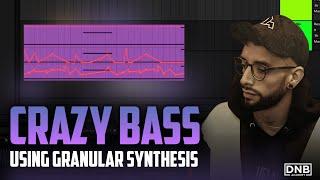 Making a DNB bassline using granular synthesis