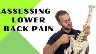 How to assess the Lumbar Spine (systematic physical examination)