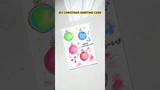 Christmas greeting card making #shortvideo #diygreetingcard #christmascardmaking #diyart