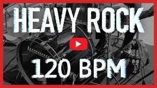 Heavy Rock Drum Track 120 BPM Hard Rock Drum Beat (HQ,HD)