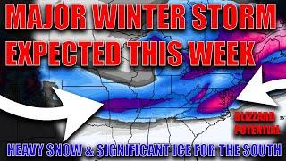 Major Winter Storm Expected This Week! Heavy Snow & Significant Ice Forecast For Areas Of The South