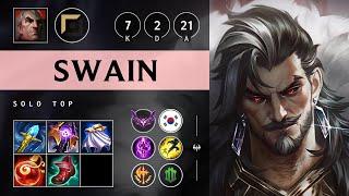 Swain Top vs Aurora: Killing spree - KR Master Patch 14.23