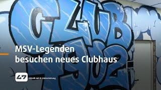 STUDIO 47 .live | MSV-LEGENDEN BESUCHEN NEUES CLUBHAUS