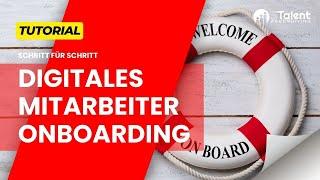 Digitale Mitarbeiter Onboarding Plattform erstellen | Tutorial