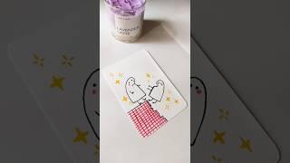 DIY cute card idea #art #aestheic #diy #artandcraft #craft #cards #handmade #handmadecraft #art