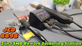 JCD 8898 2in1 SMD Rework Soldering Station 750W Unboxing and Review