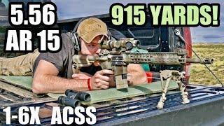 AR-15 at 915 Yards using Primary Arms 1-6x ACSS Scope