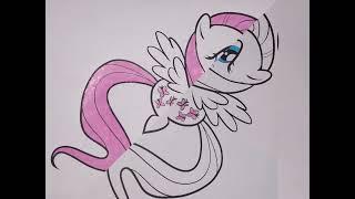#shorts #coloring #mlp #tiktok #creative #cartoon #youtube #mylittelpony #Creativity #flatter shay