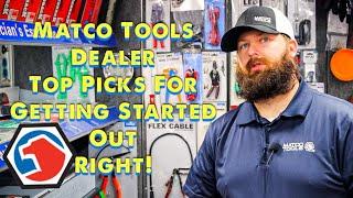 Matco Tools Dealer's Top Picks For Getting Started and Lots Of Tool Talk. What You Need Starting Out