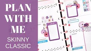 PLAN WITH ME | Skinny Classic Happy Planner | Color Story | National Donut Day Spread