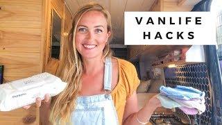 6 Vanlife Hacks/Tips from a Fulltime Vanlifer | Genius Ideas to making life in a Campervan easier |