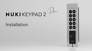 Nuki Keypad 2 Pro: Installation