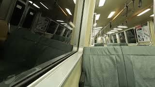 Riding BART A2 car 1269 in the Transbay Tube