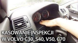 Jak skasować kontrolkę serwisu w Volvo C30 S40 V50 C70 (SRI SRL przegląd okresowy inspekcja)