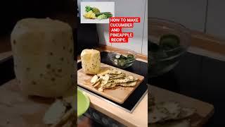 HOW TO MAKE CUCUMBER AND PINEAPPLE JUICE/ DRINK TO DETOX YOUR SYSTEM#shortfeed #shortsvideo #boost