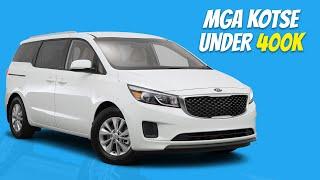 10 Used Cars under 400k Philippines | Cars Under 400K Pesos