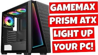 Gamemax Prism ATX ARGB Infinity Look PC Gaming Case