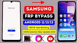 Finally 2024 Samsung Frp Bypass Android 11,12,13 | All Samsung Devices Google Account Bypass/Unlock