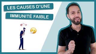 Les 5 causes d'un système immunitaires affaibli