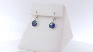 AVA Blue Opal Earrings