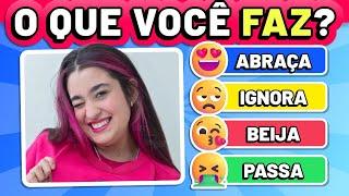 O QUE VOCÊ FAZ com 50 YOUTUBERS FAMOSOS 