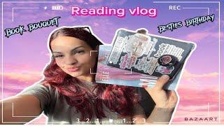 Reading Vlog|| Book bouquet  || Zodiac academy obsessed 