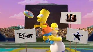 The Simpsons Funday Football Is Taking Over Disney Channel (Promo)