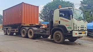 Truk2 Melewati Jalan Jeglongan | Truck Hit Pothole | Isuzu Giga, DAF, Hino Ranger, UD Nissan, Fuso