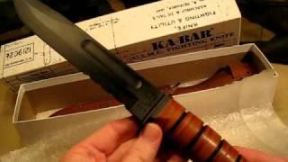 KA-BAR review - Marine's & soldier's fighting knife