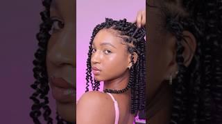 Passion Twist DIY Hairstyle (Rubber band method) #naturalhair #passiontwists #diyhairstyles