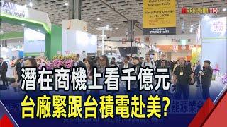 "台積鏈"跟著赴美? 設備廠潛在商機估達千億! 工具機展半導體設備成熱點 還有能源業急單｜非凡財經新聞｜20250305