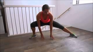 Stretching exercises for flexibility – Thighs and Hamstrings – Towards side split