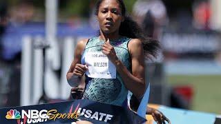 Ajee Wilson outlasts field to win women's 800m in L.A. | NBC Sports