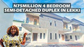 INSIDE A MOVE IN READY 4 BEDROOM DUPLEX + BQ IN LEKKI LAGOS #duplexesinlagos #housesinlekki