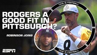 Is Aaron Rodgers a fit in Pittsburgh?  Allen Robinson joins the show | This is Football