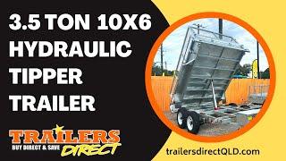 3 5 Ton Tipper Trailer From Trailers Direct Ph 1300 958 063