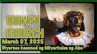 Quiapo Church Live Mass Today Friday March 07, 2025